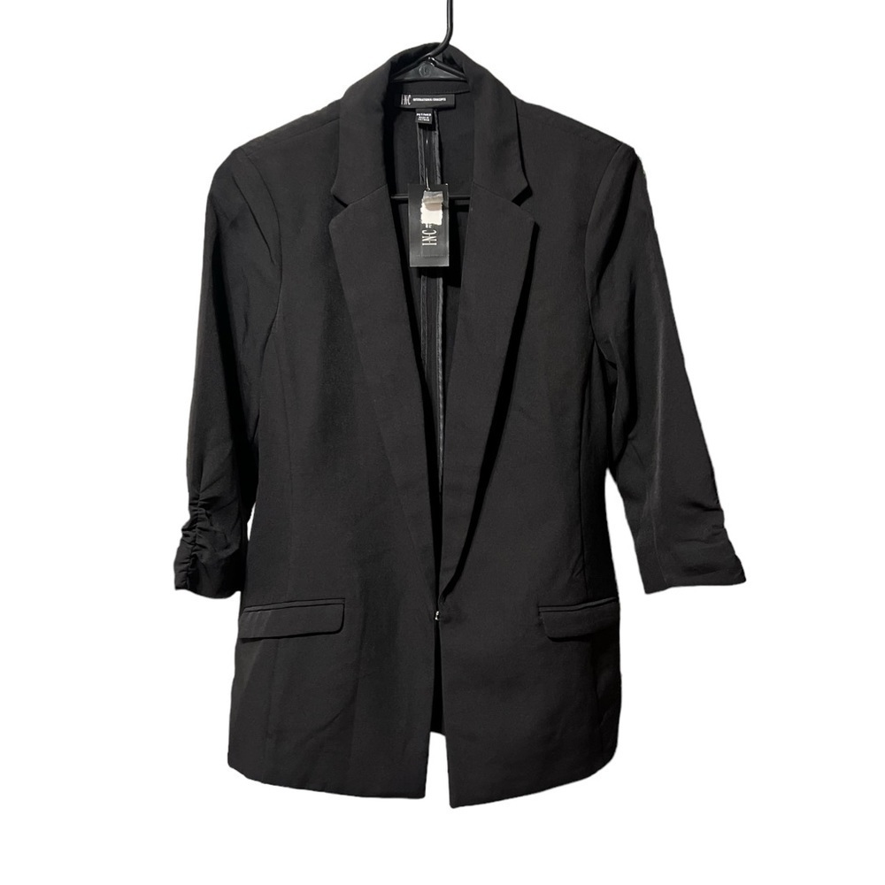 Inc international concepts black blazer pet med nwt - Picture 3 of 7